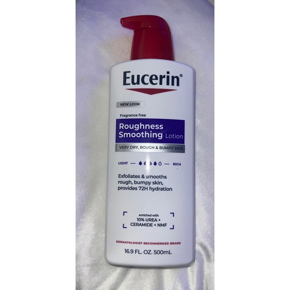 Eucerin Roughness Smoothing Lotion 16.9 oz 500mL Urea Ceramide Bumpy Skin 72H
